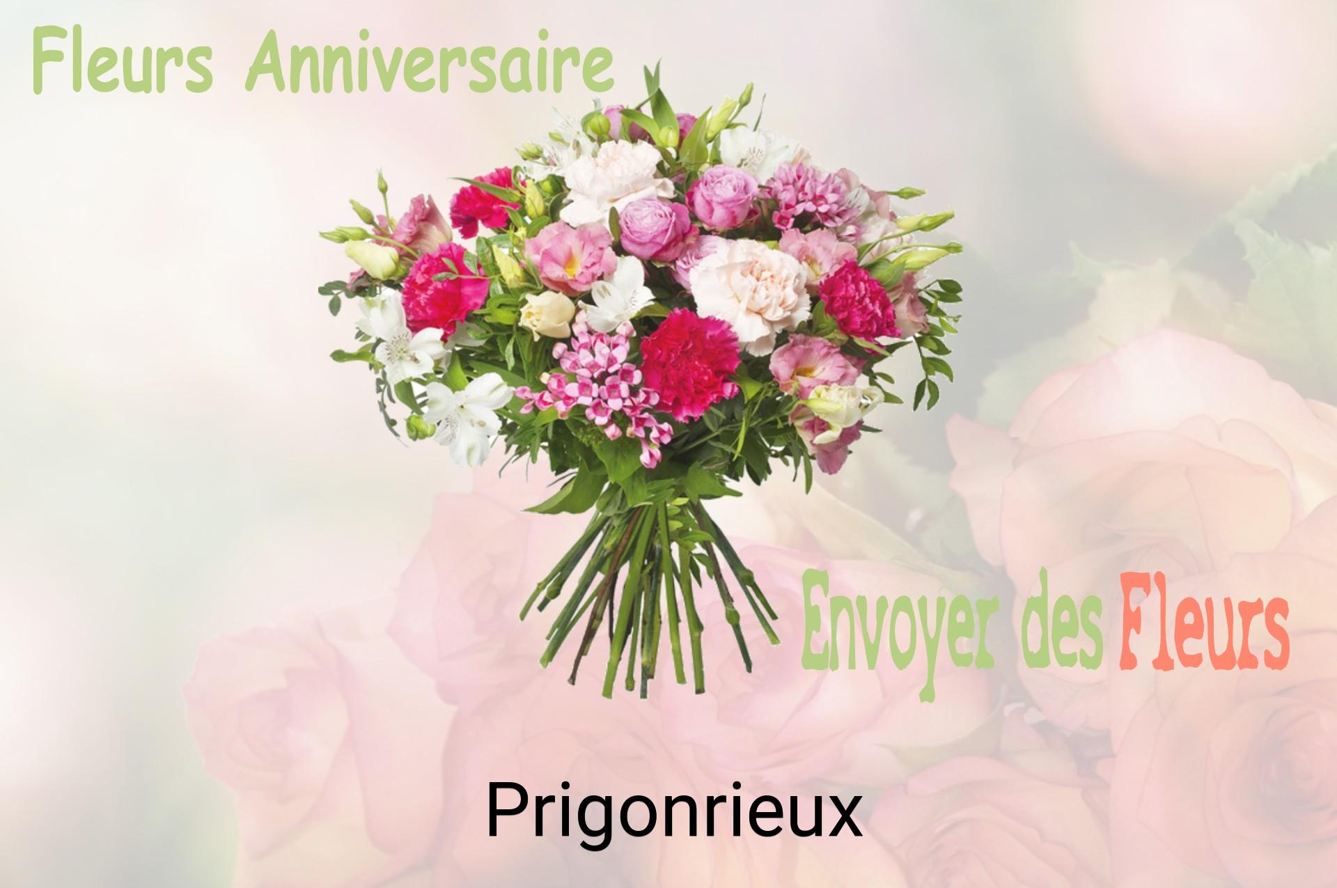 Bouquet de fleurs d’anniversaire livré à Prigonrieux